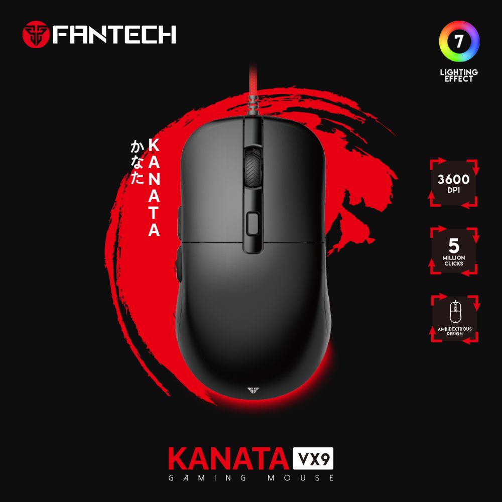 Mis Gaming Fantech Vx9 Kanata Crni 213758 - naslovna