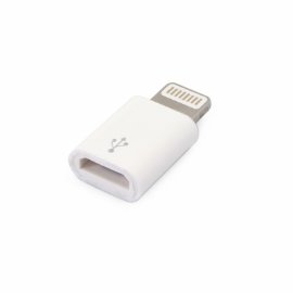 Slika Adapter micro USB na iPhone beli
