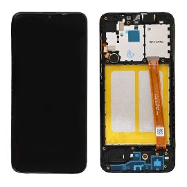 LCD za Samsung A202F/Galaxy A20E (GH82-20229A) + touch screen + frame Black FULL ORG-SP