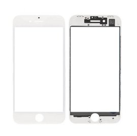 Staklo touch screen-a + frame + OCA za Iphone 8/Iphone SE 2020 Belo (Crown Quality)