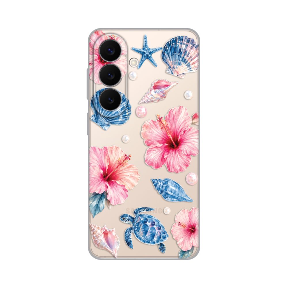 Torbica Silikonska Print Skin za Samsung S941B Galaxy S26 Hibiscus Sea