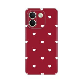 Torbica Silikonska Print Skin za Xiaomi Redmi Note 17 Pro Max 5G Burgundy Hearts