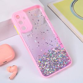 Slika Torbica Frame Glitter za Samsung A156 Galaxy A15 5G roze