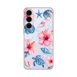 Slika Torbica Silikonska Print Skin za Samsung S731B Galaxy S25 Fe Hibiscus Sea
