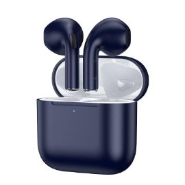 Slika Bluetooth slusalice Airpods Inpods 900 metalik teget HQ