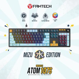 Slika Tastatura Mehanicka Gaming Fantech MK893S RGB Atom 107S MIZU Navy (Blue switch)