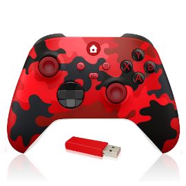 Joypad WIFI kontroler za XBOX One, XBOX X series, PC Windows, PS 3 army crvena