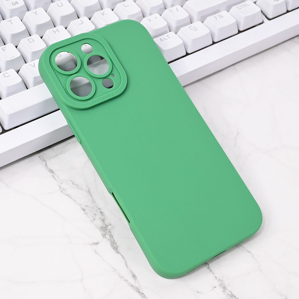 Torbica Silikon Pro Camera za iPhone 16 Pro Max 6.9 tamno zelena