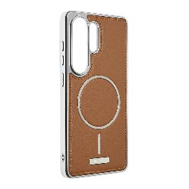Slika Torbica Magsafe Urban Leather za Samsung S948B Galaxy S26 Ultra braon