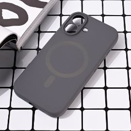 Torbica Magsafe Pure color za iPhone 16 6.1 siva