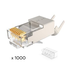 Slika Konektor RJ45 metal CAT 7 1000 kom (plastic normal)