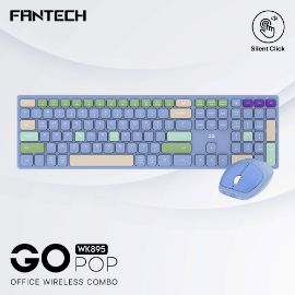 Slika Combo mis tastatura wireless Fantech WK-895 plavi