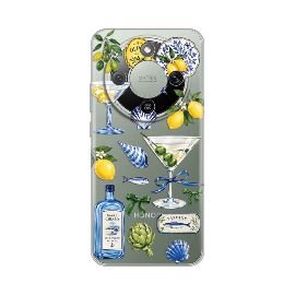 Slika Torbica Silikonska Print za Honor Magic 8 Lite Mediterranean Martini