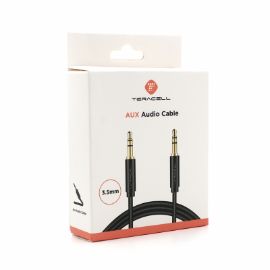 Slika Audio kabl Teracell Aux 3.5mm crni 1.2m