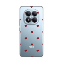 Torbica Silikonska Print za Xiaomi Redmi Note 15 Pro 4G Red Hearts