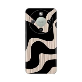Torbica Silikonska Print Skin za Honor Magic 8 Lite Black Flow