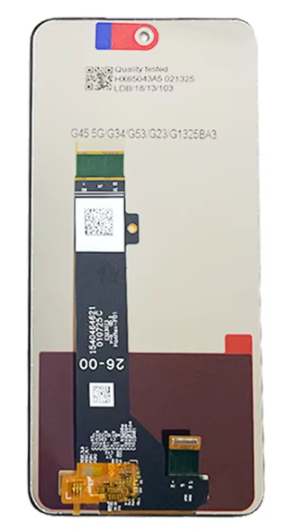 LCD za Motorola Moto G53 5G + touch screen Black CHO