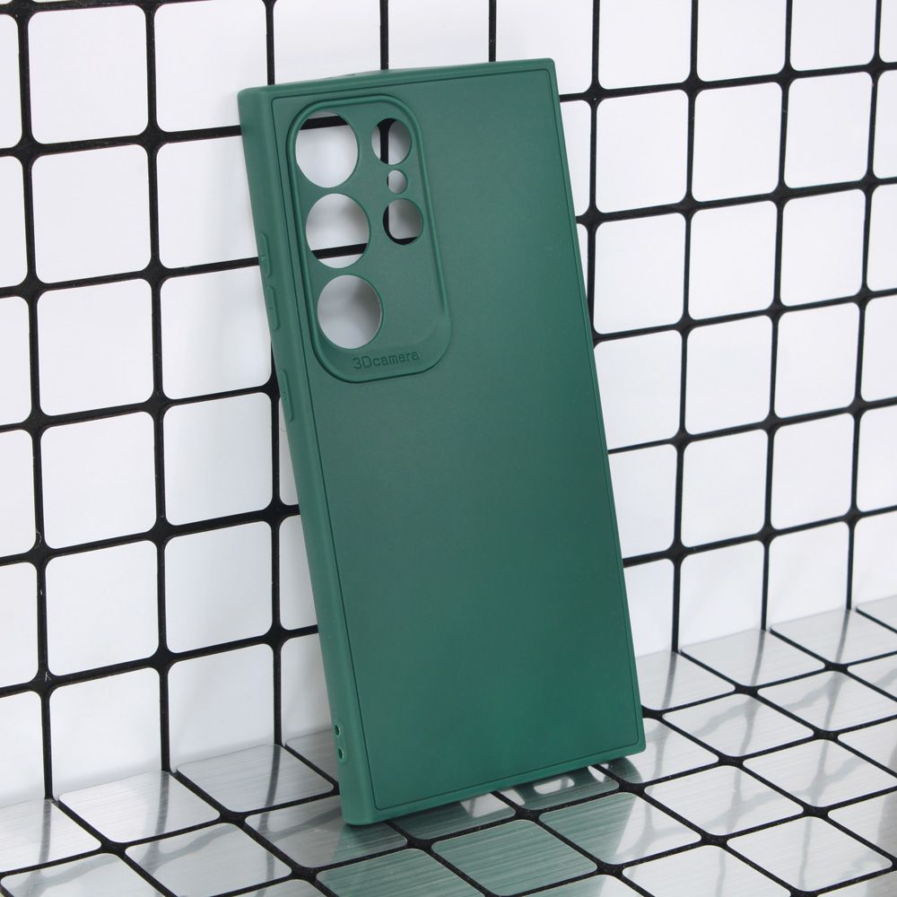 Torbica 3D Camera za Samsung S928B Galaxy S24 Ultra zelena