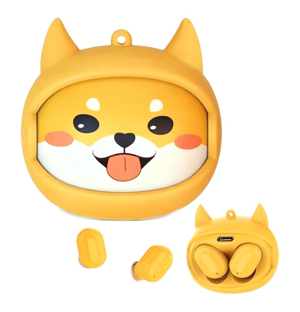 Bluetooth slusalice Cat zute