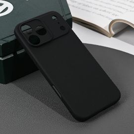 Torbica silikonska Skin za iPhone 17 Pro Max 6.9 mat crna