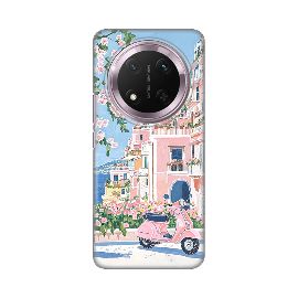 Torbica Silikonska Print za Honor Magic 7 Lite Pink Italy