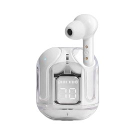Slika Bluetooth slusalice Airpods T-phox Ultrapods Max bele HQ
