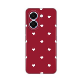 Torbica Silikonska Print Skin za Honor X7e Burgundy Hearts