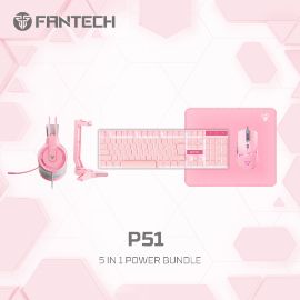 Combo set Gaming Fantech P51 Power 5u1 Sakura