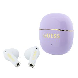 Slika Bluetooth slusalice Guess TWS Glossy Gold Line Classic ljubiste (GUTWSG3HGECU)