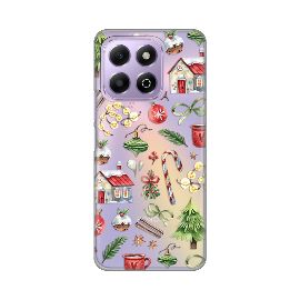Slika Torbica Silikonska Print Skin za Honor X6b Winter Spirit