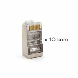 Slika Konektor RJ45 metalni CAT5 JWD-AD79 10 kom