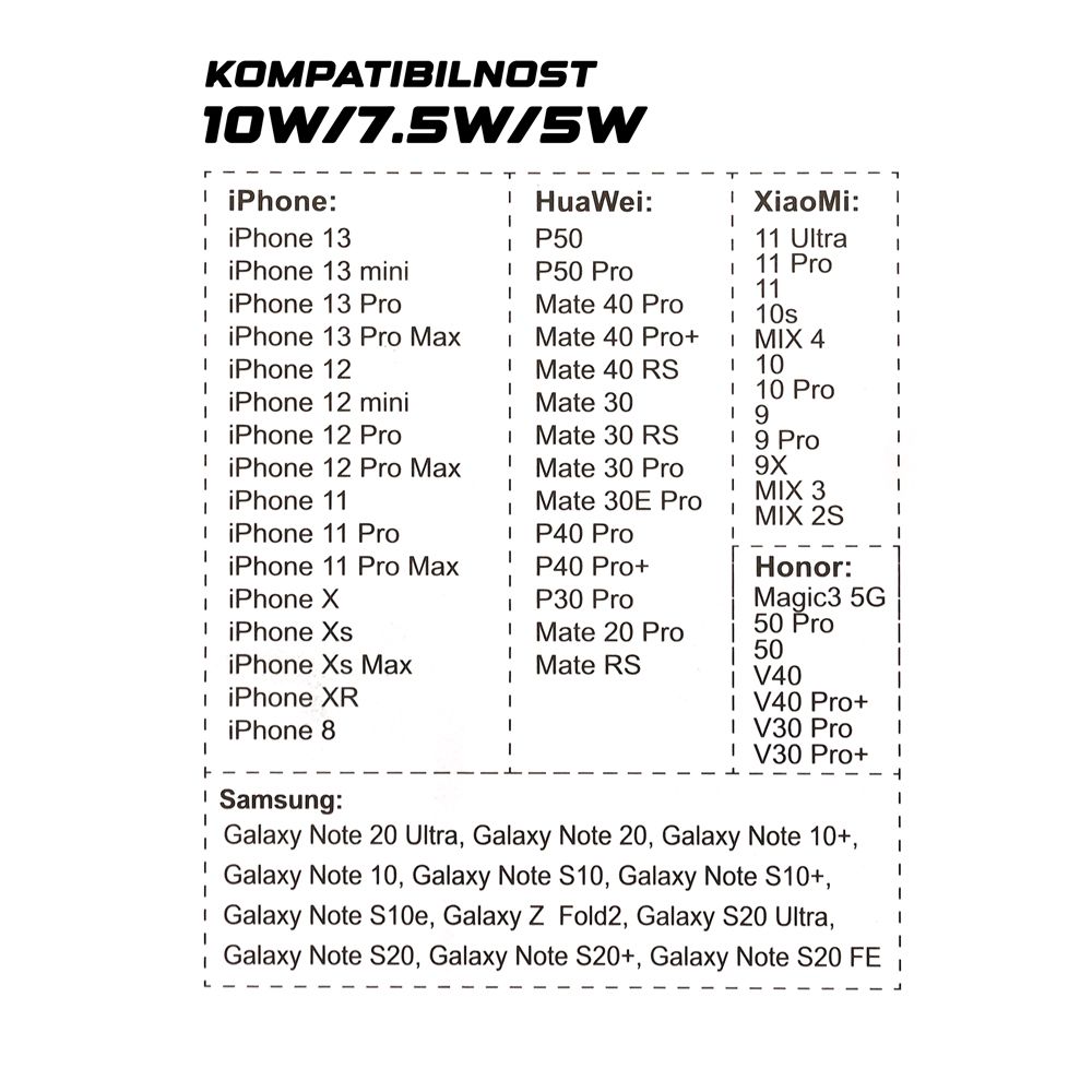 Auto Punjac Iphone Magnetic 15w Crni 89788 - slika 2