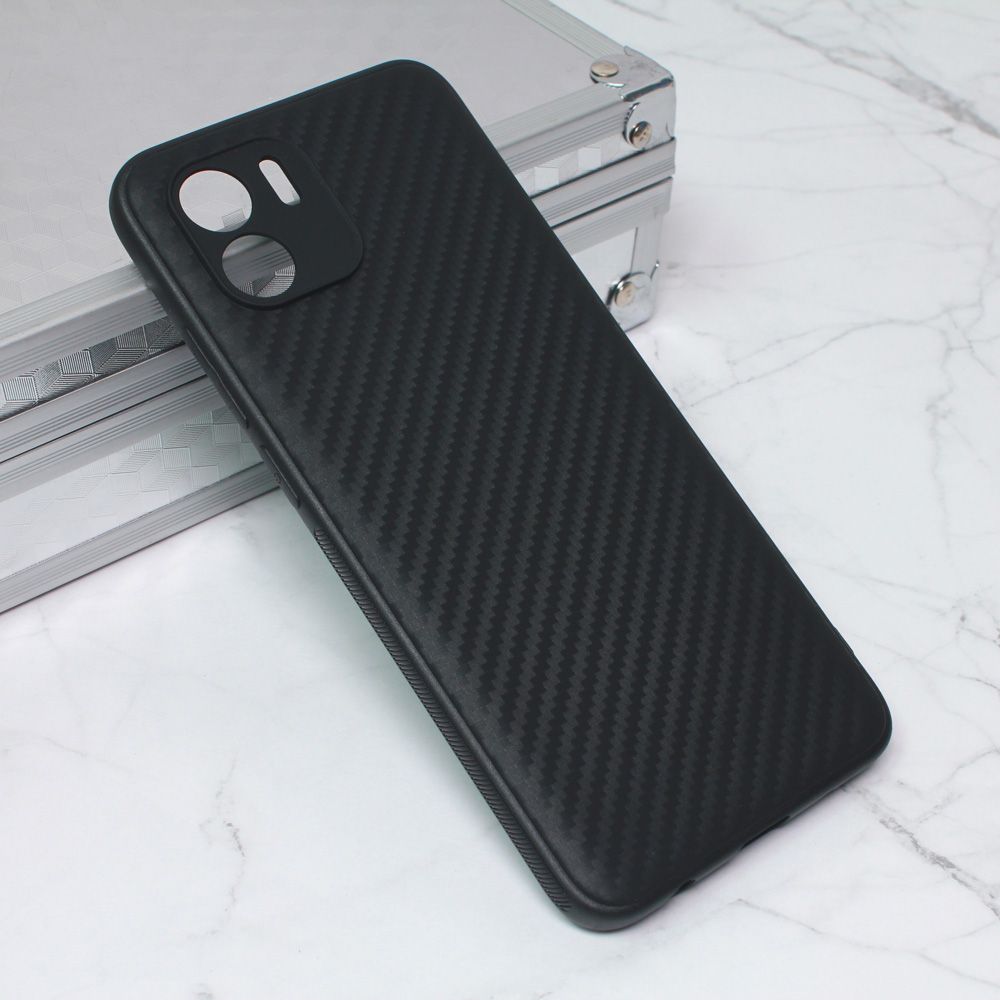 Torbica Carbon fiber za Xiaomi Redmi A1/A2 crna