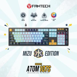 Slika Tastatura Mehanicka Gaming Fantech MK893S RGB Atom 107S MIZU Blue (Red switch)