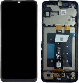 Slika LCD za Samsung A146/Galaxy A14 5G + touch screen + frame Black Service Pack ORG/GH81-23640A