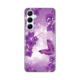 Torbica Silikonska Print za Samsung A556B Galaxy A55 5G Butterfly And Flowers