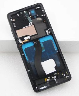 Slika LCD za Samsung G998/Galaxy S21 Ultra + touch screen + frame Black OLED (Smaller Display Size)
