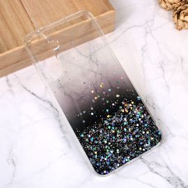 Slika Torbica Silikonska Glitter za Samsung A556F Galaxy A55 5G crna