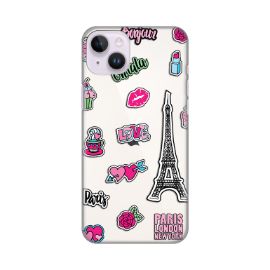 Slika Torbica Silikonska Print Skin za iPhone 14 Plus 6.7 Love Paris