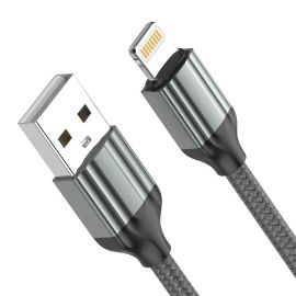 Slika Data kabl LDNIO LS432 iPhone lightning sivi 2m