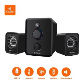Slika Zvucnik Kisonli U-3000BT 2.1 Bluetooth crni