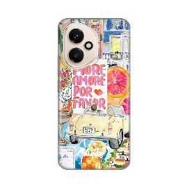 Torbica Silikonska Print za Honor 400 More Amore