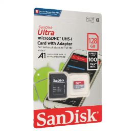 Slika Mem. Kartica SanDisk SDXC 128GB Ultra Micro 100MB/s Class 10 sa adapterom ZJ CN
