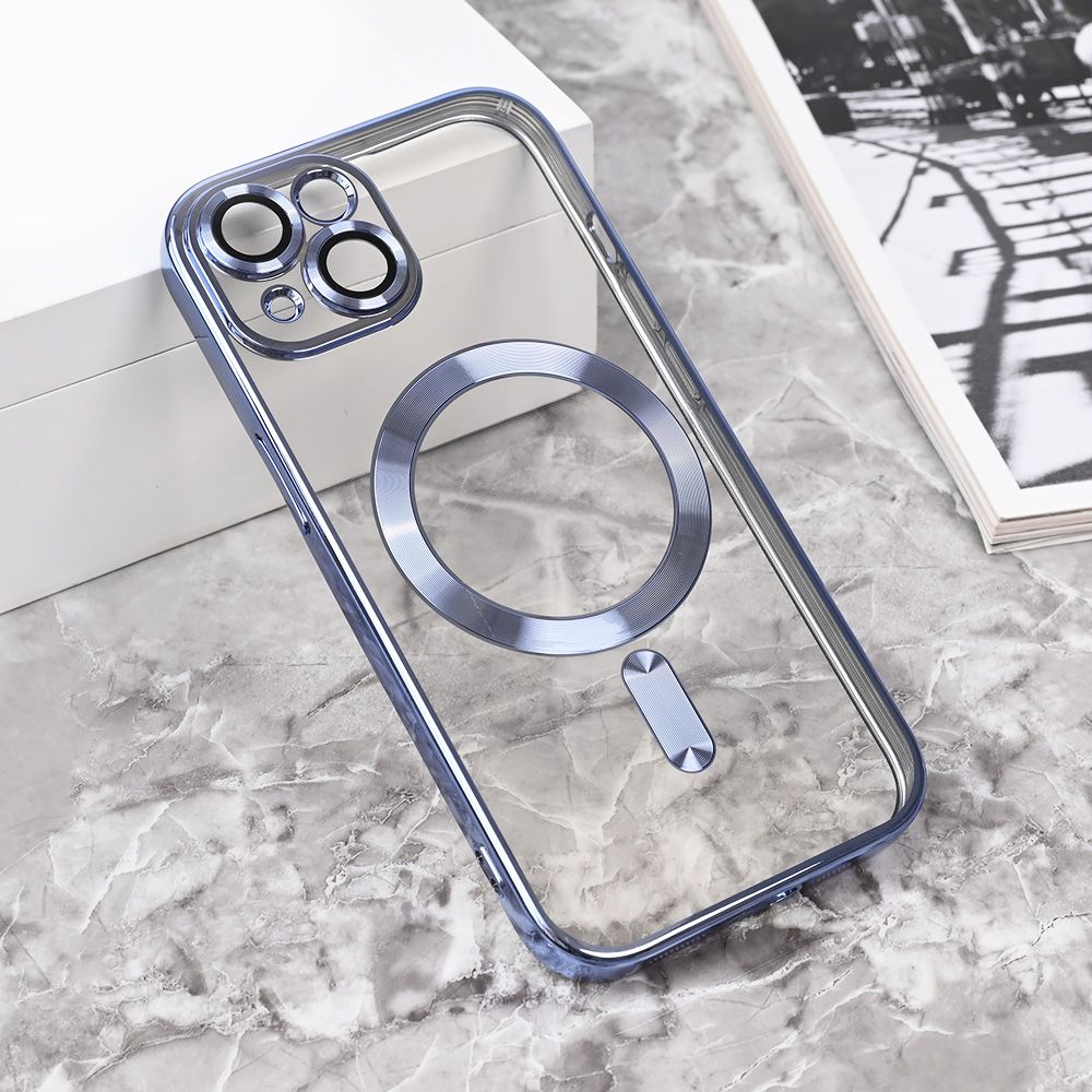 Torbica Magsafe Lux za iPhone 15 6.1 svetlo plava