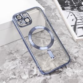 Torbica Magsafe Lux za iPhone 15 6.1 svetlo plava