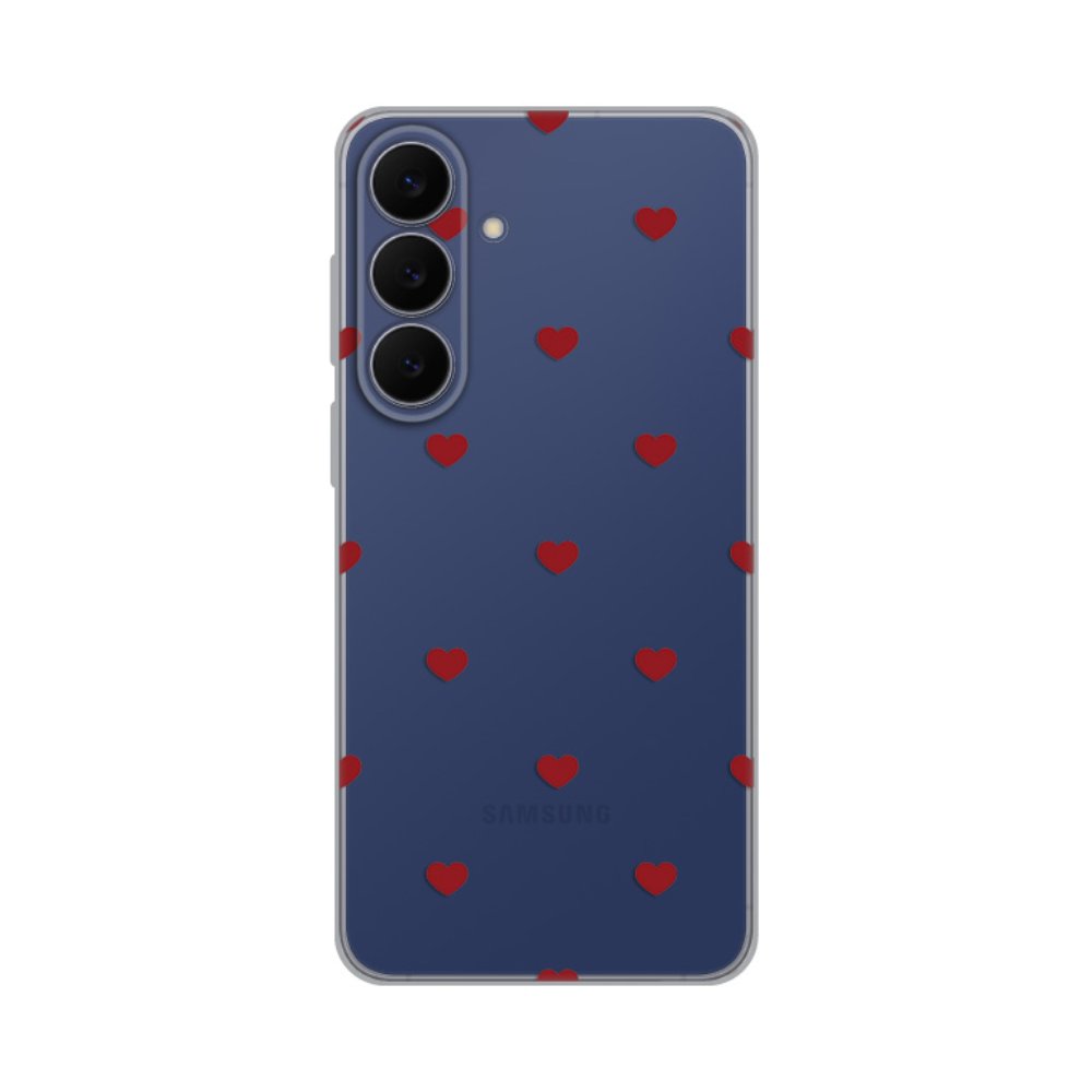 Torbica Silikonska Print za Samsung S731B Galaxy S25 Fe Red Hearts