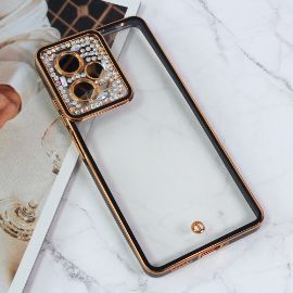 Slika Torbica Cirkon Camera za Xiaomi Redmi Note 12 Pro 5G crna