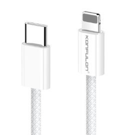 Data kabl KONFULON DC81 27W Type C na iPhone lightning beli 1m