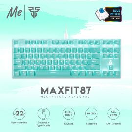 Slika Tastatura Mehanicka Gaming Fantech MK856 RGB Maxfit 87 (Blue switch) Mint Edition