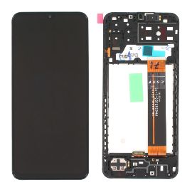 LCD za Samsung A137/Galaxy A13S 2022 + touch screen + frame Black Service Pack ORG/GH82-29227A